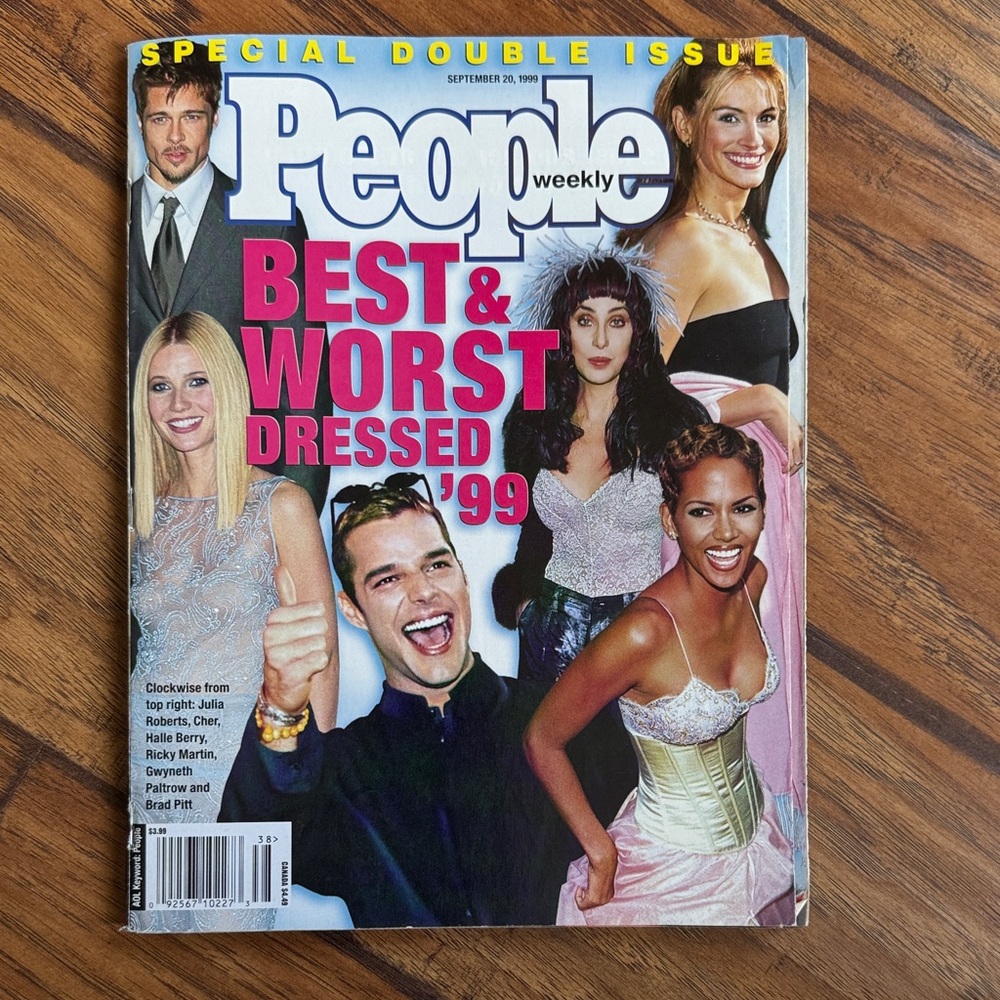 Vintage People Magazine Special Double Issue- Best & Worst Dressed ‘99
